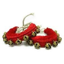 Uapan Metalcraft Ghungroo Red Pad 1 Line, Ghungru 1Line Red Pad, Red Pad Ghungroo 1 Line