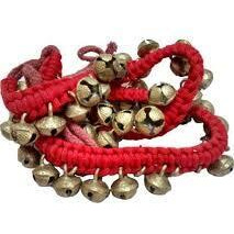 Uapan Metalcraft Ghungroo Red Pad 1 Line, Ghungru 1Line Red Pad, Red Pad Ghungroo 1 Line