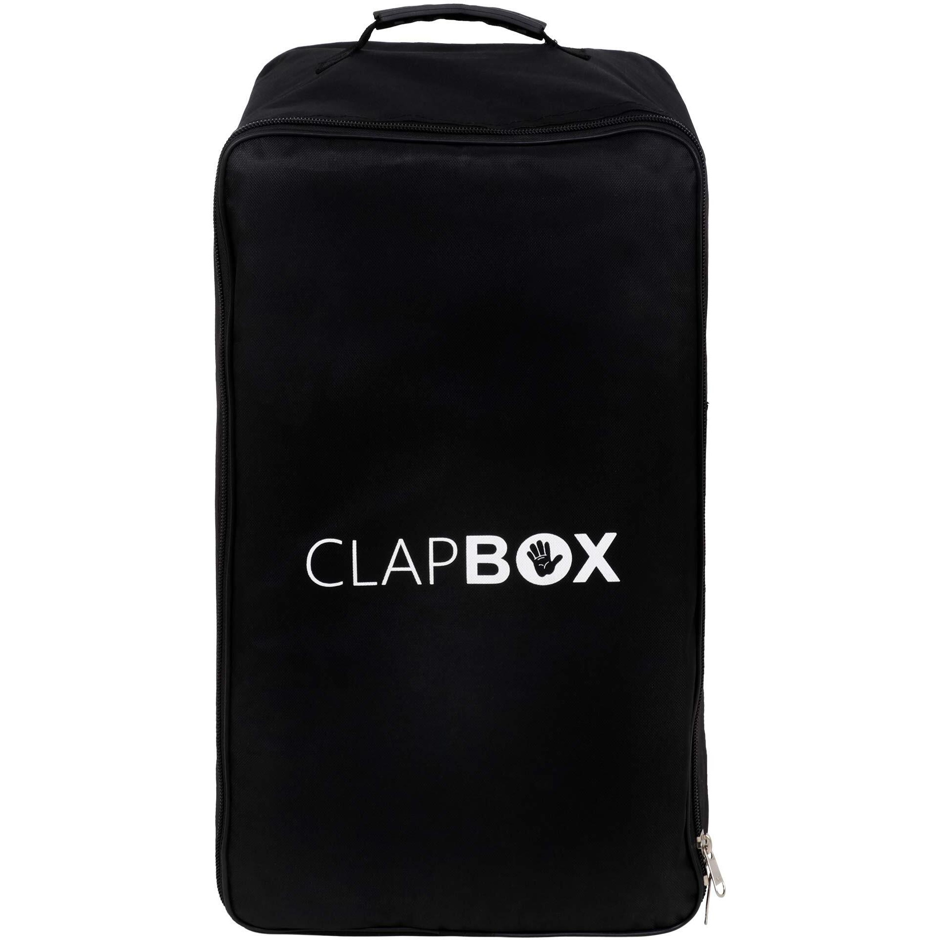 Clapbox Cajon Bag With Carry Handle, Shoulder Straps - Universal Size, Single Pocket (Black)