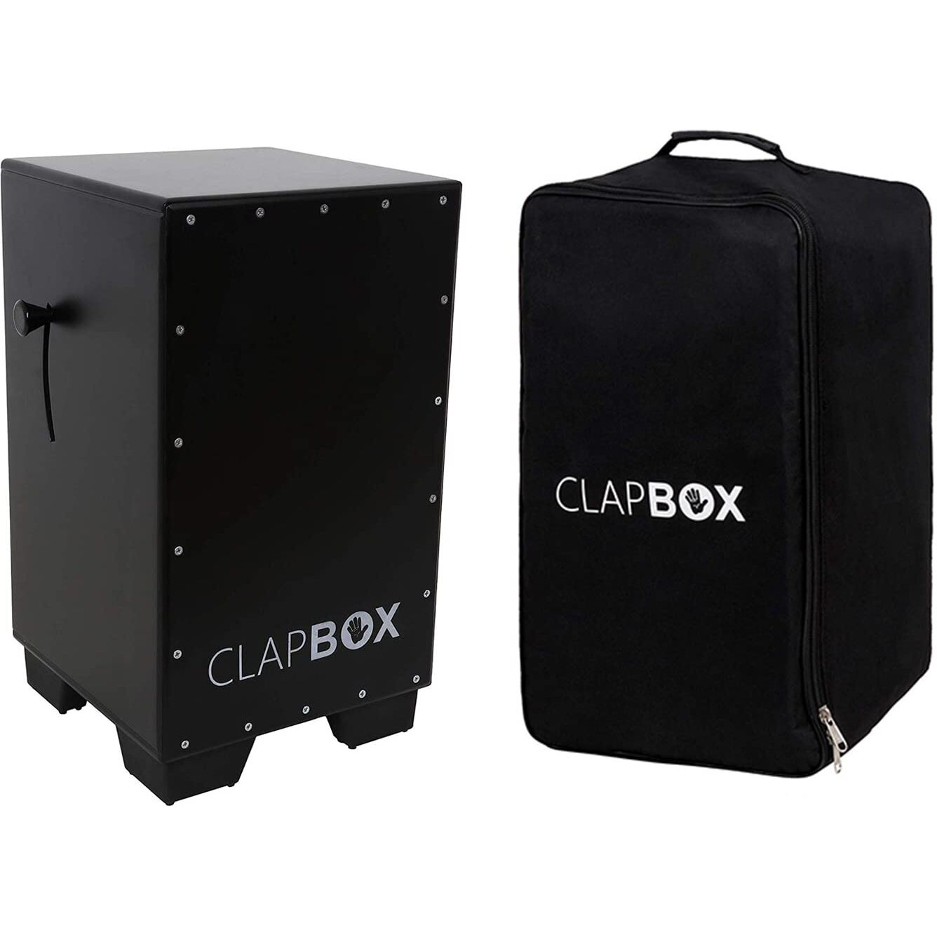 Clapbox Adjustable Snare Cajon Cb50 With Bag- Oak Wood, (H50 W30 L30) - 3 Internal Snares