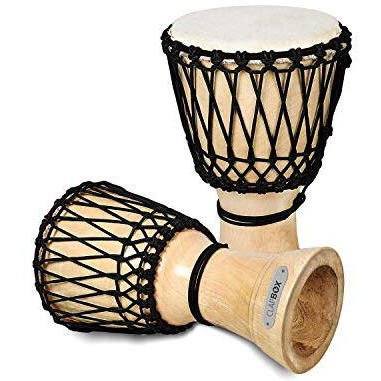 Clapbox Djembe - Mango Wood (10 Inches, Natural)