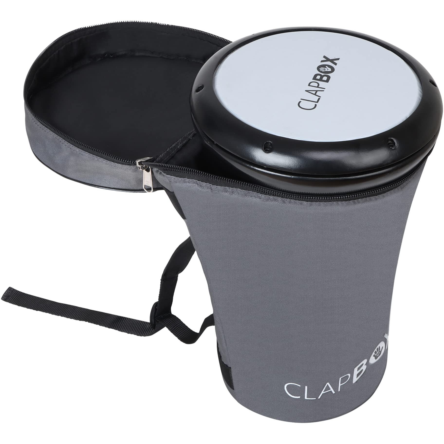 Clapbox Darbuka Bag With Shoulder Straps (Grey)