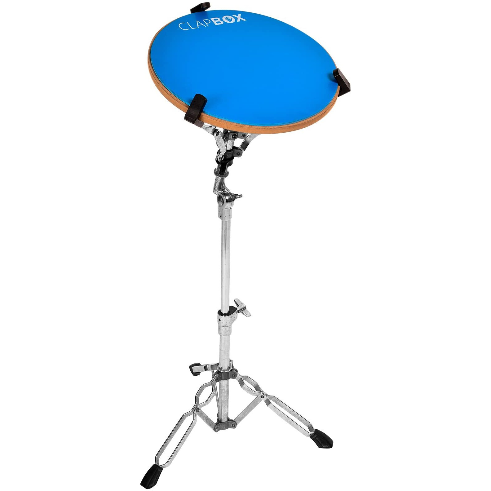 Clapbox Drum Practice Pad - 12 Inches, Blue, Cb-Ppd (Practice Pad Only)