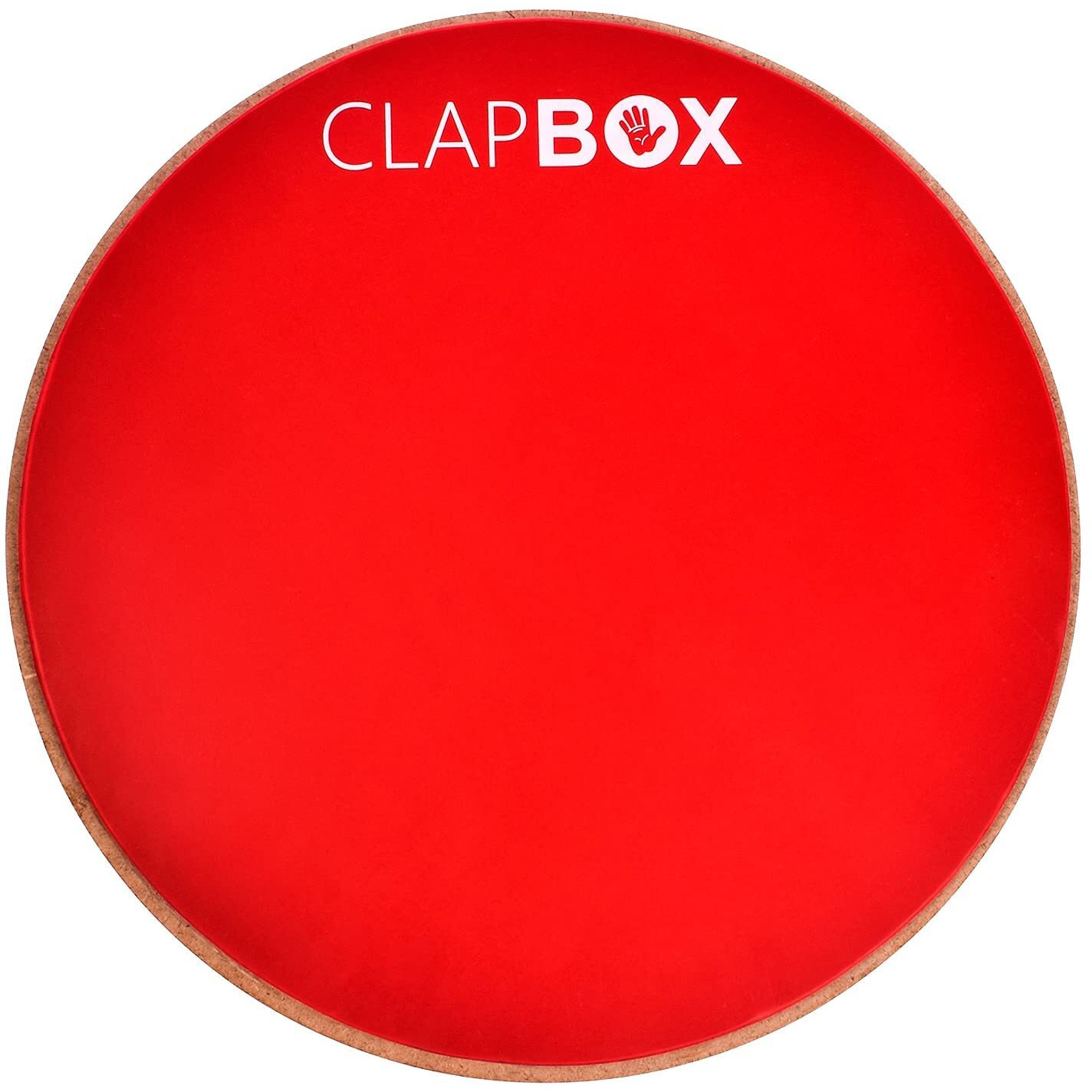 Clapbox Drum Practice Pad - 8 Inches, Red, Cb-Ppd (Practice Pad Only)