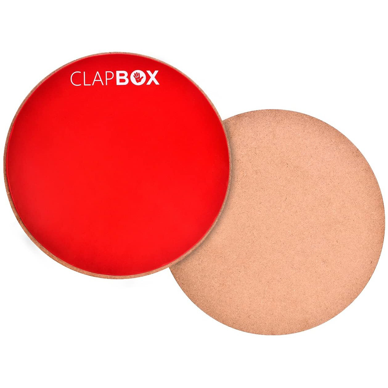 Clapbox Drum Practice Pad - 8 Inches, Red, Cb-Ppd (Practice Pad Only)
