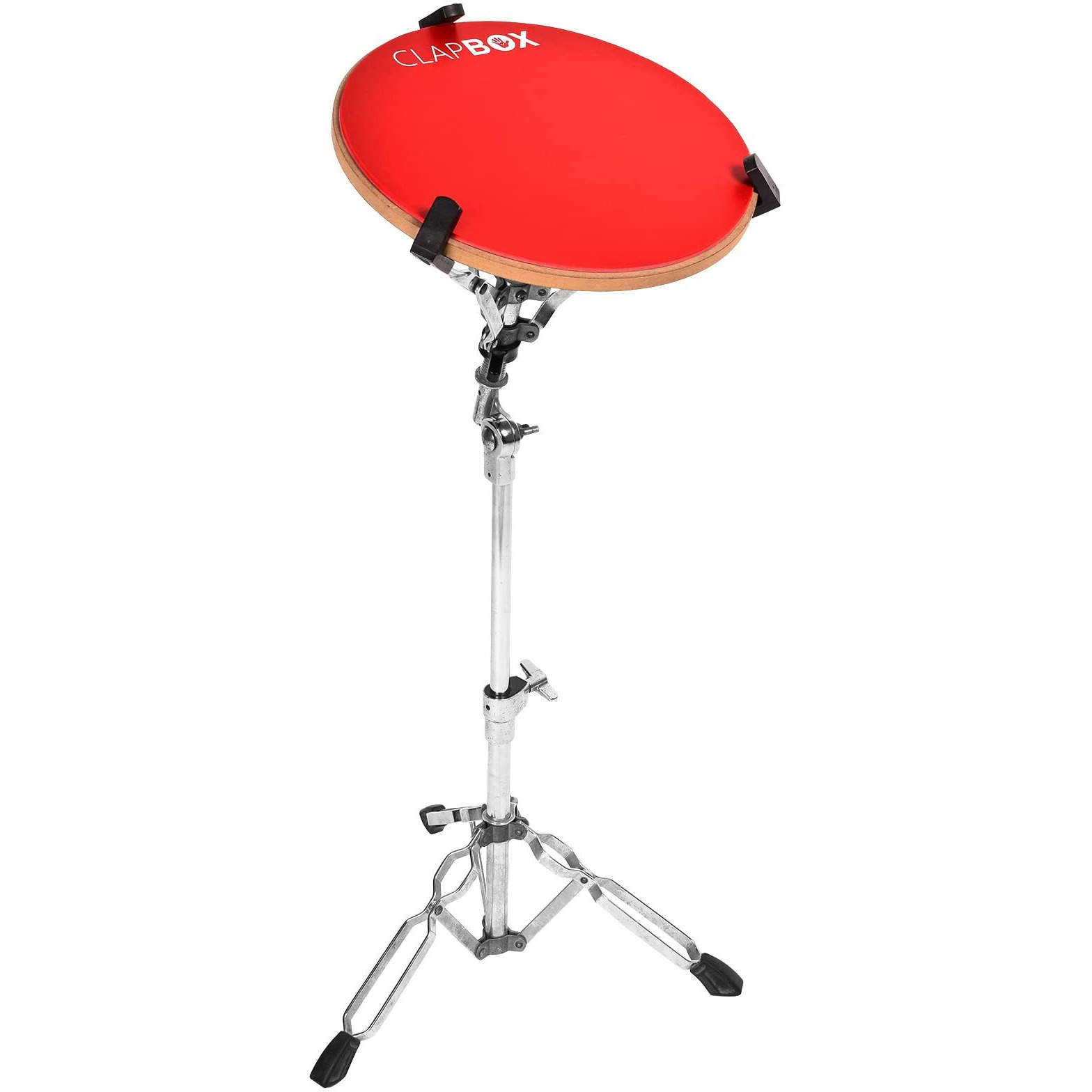 Clapbox Drum Practice Pad - 8 Inches, Red, Cb-Ppd (Practice Pad Only)
