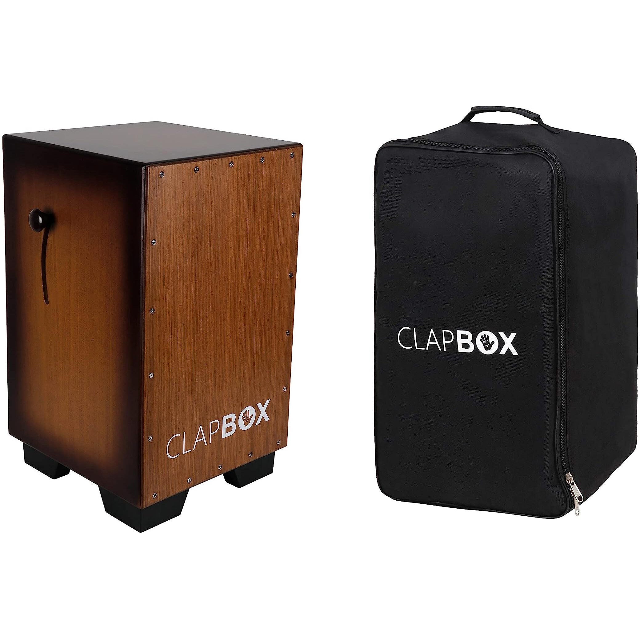 Clapbox Adjustable Snare Cajon Cb65 With Bag- Birch Wood, (H50 W30 L30) - 3 Internal Snare