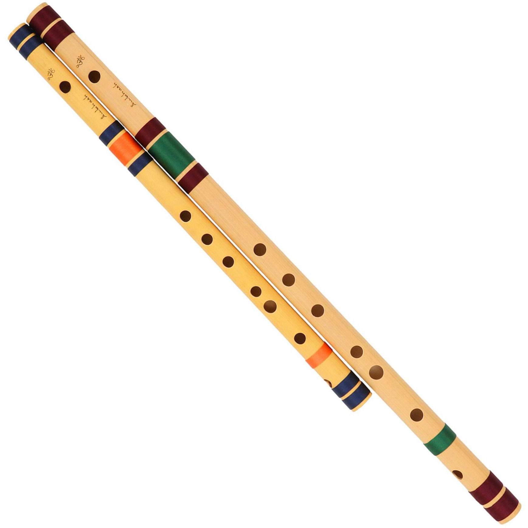 Punam Flutes Combo Set G Base & C Medium Right Hand