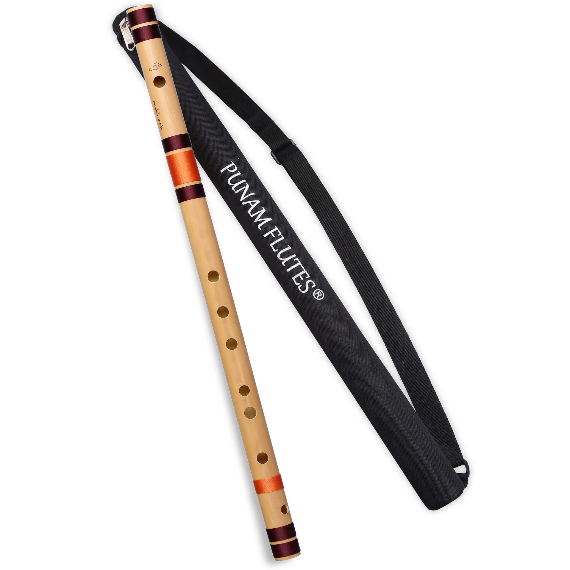 Punam Flutes A Natural Base Left Hand Size 22.8 Inches