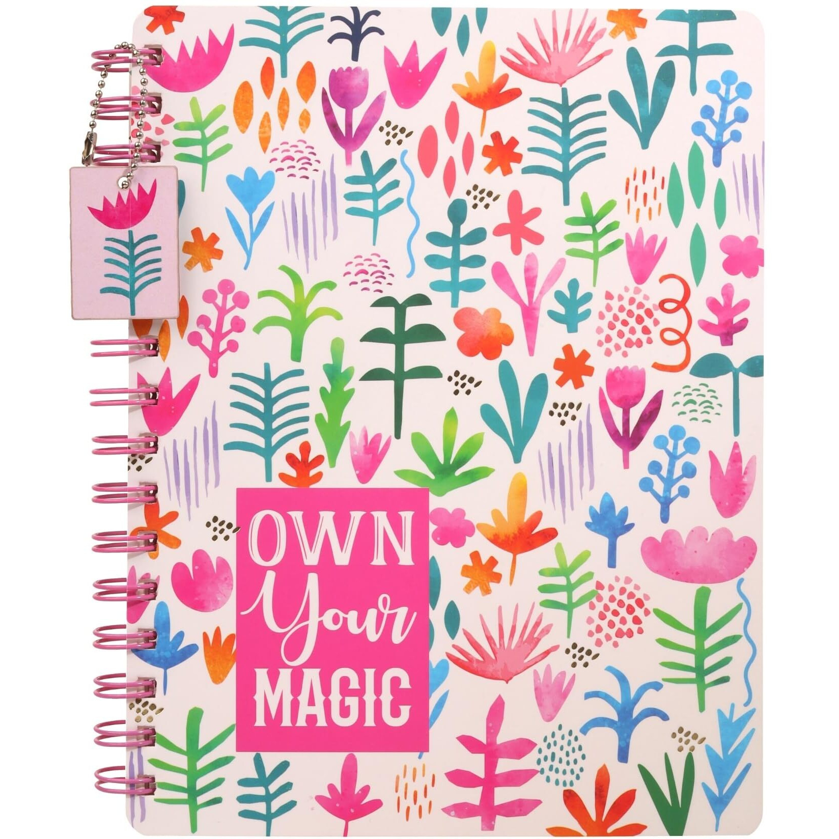 DOODLE Hardbound Spiral Notebook Diary with Bookmark Dangler and 100+ Stickers | B5 | 160 Undated Ruled Pages | 80 gsm Acid Free Paper | Open Flat and Write Comfortably - Magic Moments