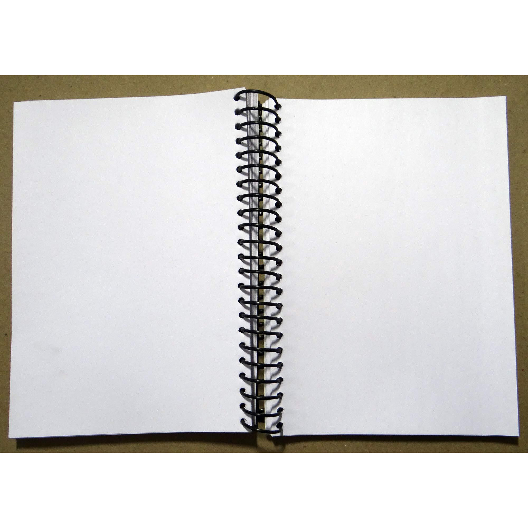 Amblitz 1000 Pages Mega Spiral Notebook - (Unruled, A4 Size)