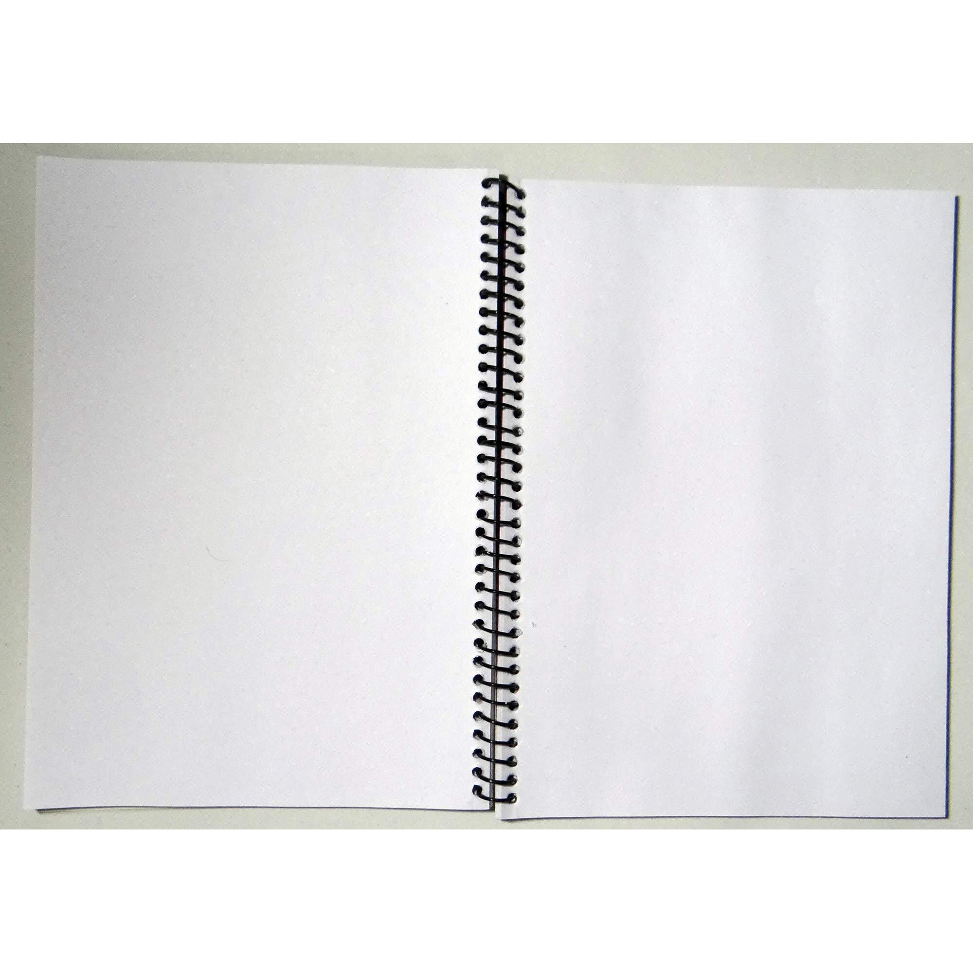 Amblitz Spiral Notebook (UnRuled), 5 Subjects - 400 Pages, 70 GSM, 22 * 29 CM.