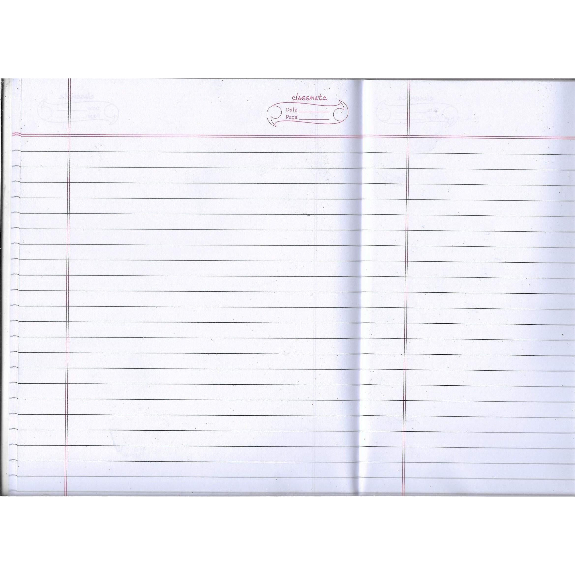 Classmate Longbook - 297 X 210 mm, 384 Pages, Single line,Pack of 4