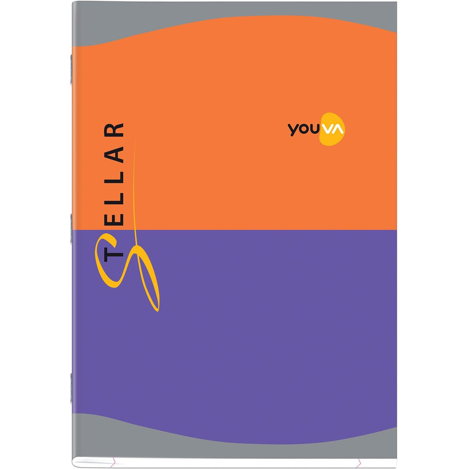 YOUVA Navneet Youva | Stellar | Soft Bound Long Book | 21Cm X 29.7 Cm | Single Line | 172 Pages | Pack Of 4, Multicolor