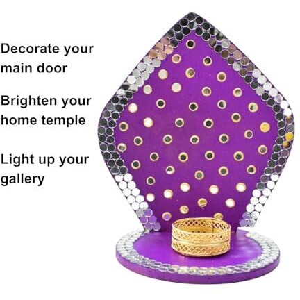 Deepjyoti Diya - Purple