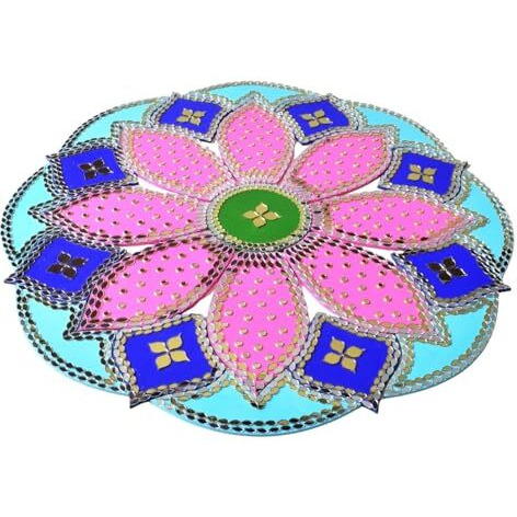 One Minute Rangoli - Purple 18""