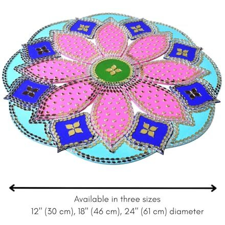 One Minute Rangoli - Purple 18""