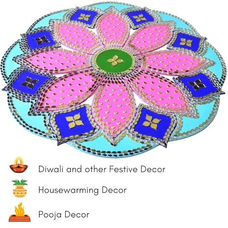 One Minute Rangoli - Purple 24""
