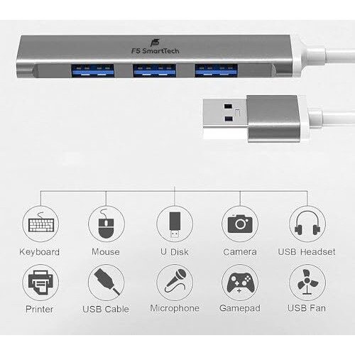 F5 SmartTech 4 in 1 Type A 3.0 4 Port
