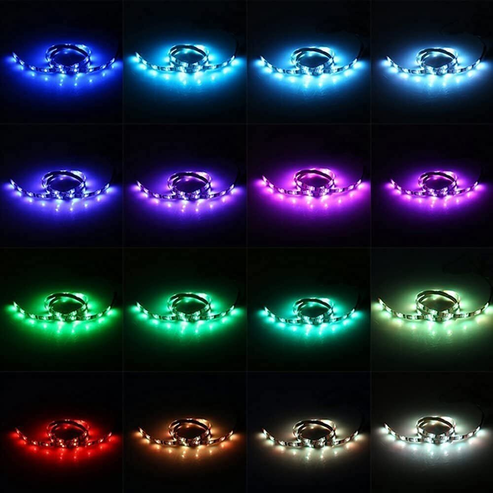 Gesto 10 Meter Led Strip Lights - 300 Led Rgb Strip Light With Adaptor | Operated With 16 Modes Remote Controller | Multicolor Led Lights For Home Decoration, Bedroom,Diwali Decoration & False Ceiling