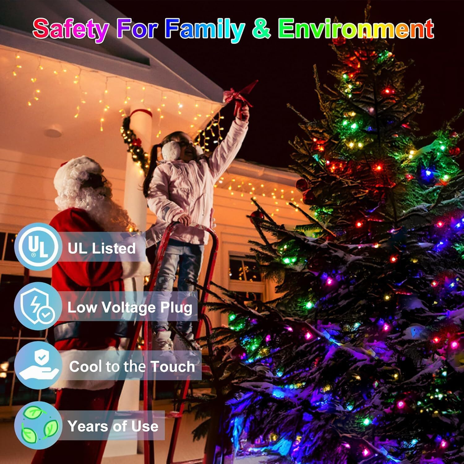 Gesto 12 Meter Multicolor Led Serial String Lights  8 Modes Changing Controller, Waterproof Fairy Lights For Home,Patio,Christmas,Patio,Garden,Deepawali & Diwali Decoration Lights For Balcony Outdoor