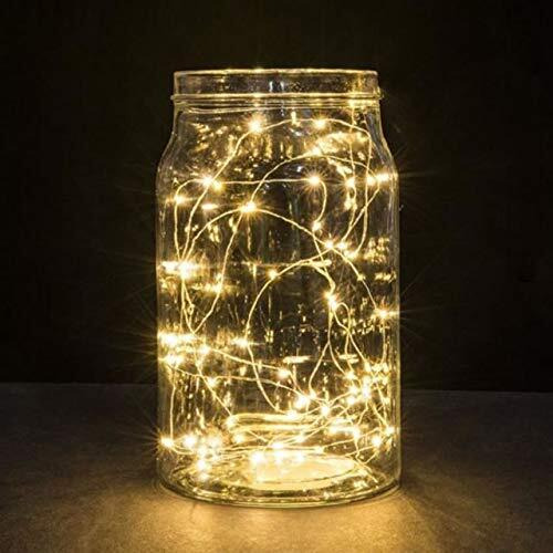 Pragaart Copper Wire Warm White Led Fairy Lights For Diwali Christmas Indoor And Outdoor Decoration - Waterproof Brown Wire