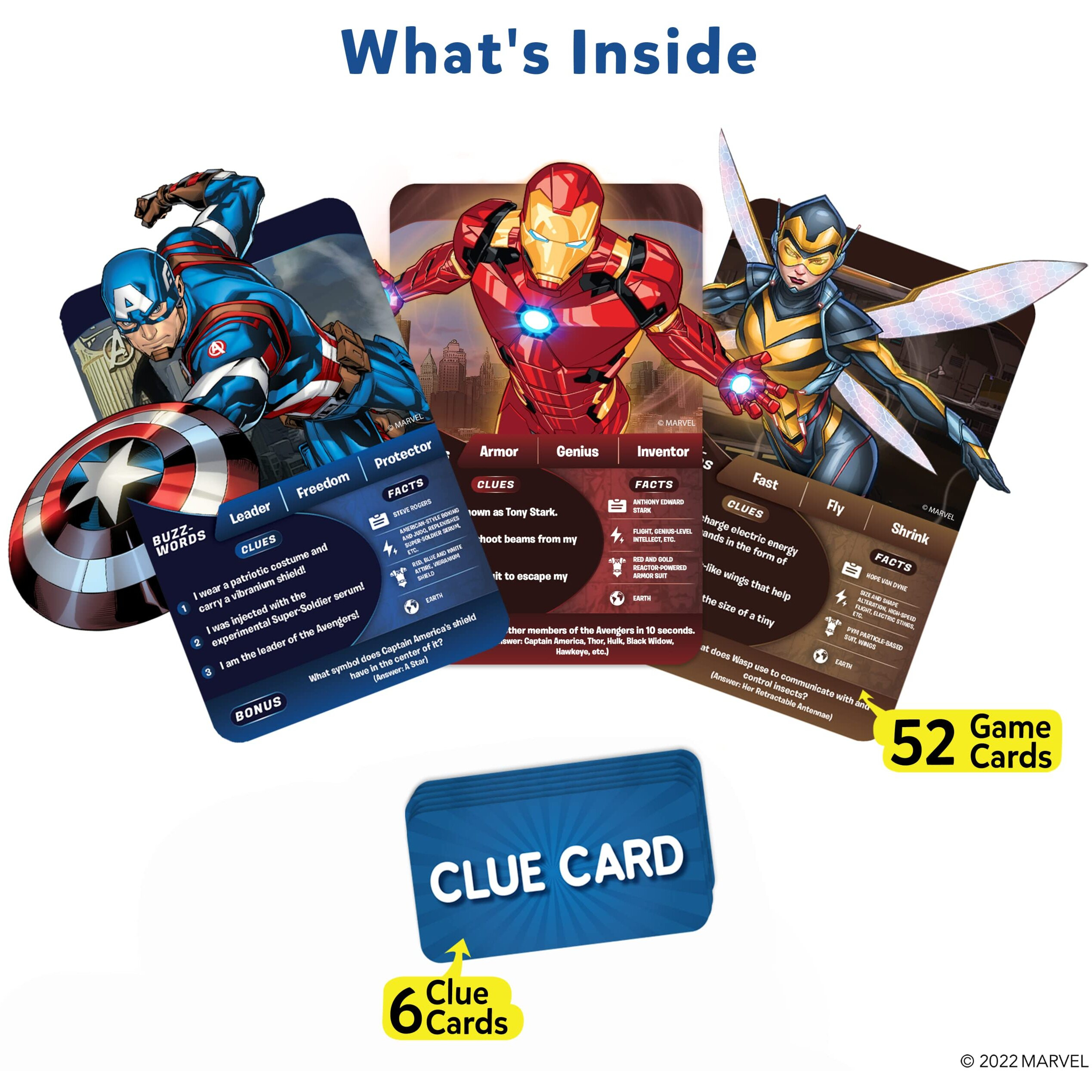 Skillmatics Guess In 10 Marvel, Perfect For Boys, Girls, Kids, Teens, Adults Who Love Card Games, Board Games, Toys, Avengers, Spiderman, Iron Man, Gifts For Ages 8, 9, 10 And Up