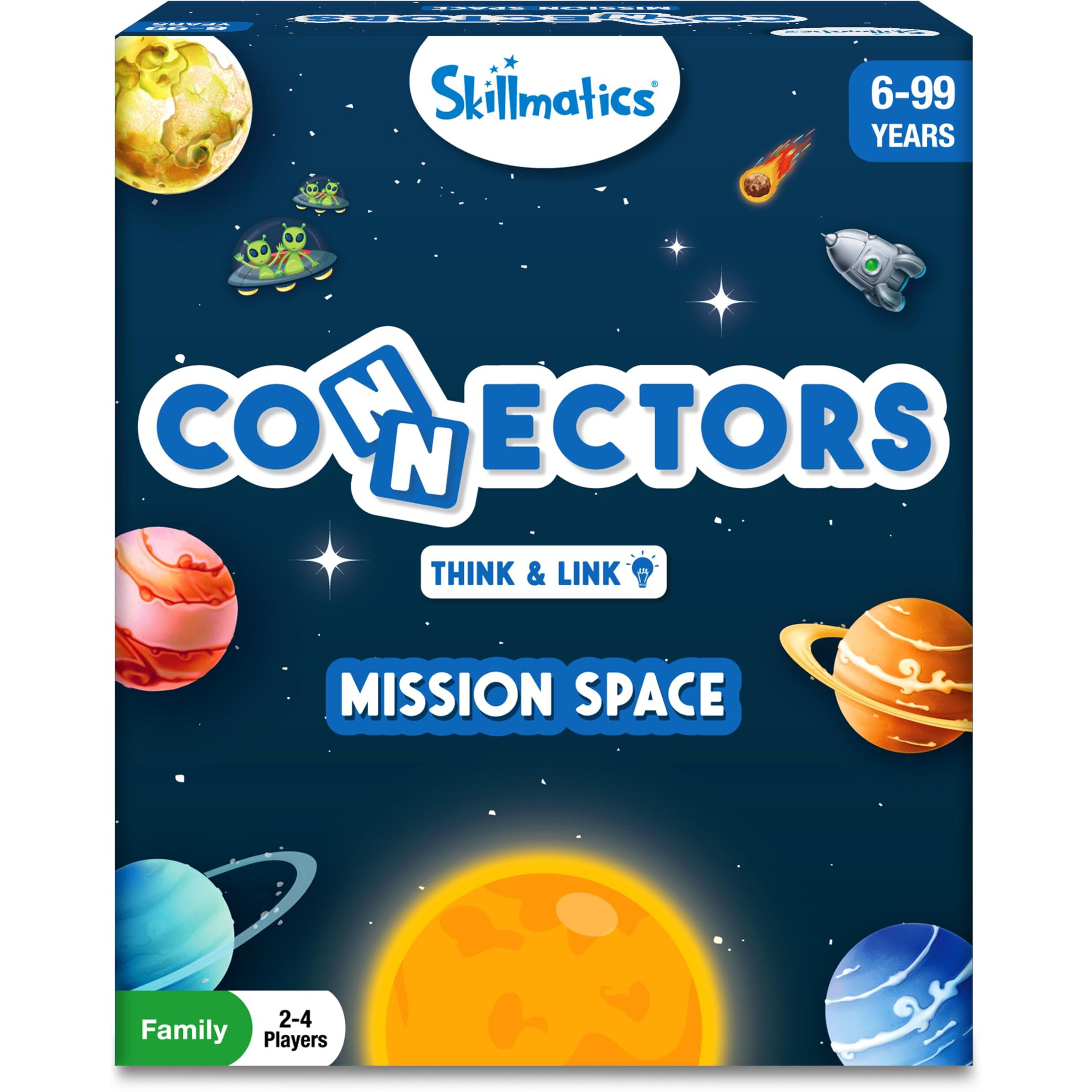 Skillmatics Educational Game - Connectors Mission Space, Fun Family Strategy Game, Fun For Kids, Boys, Girls Ages 6, 7, 8, 9 And Up