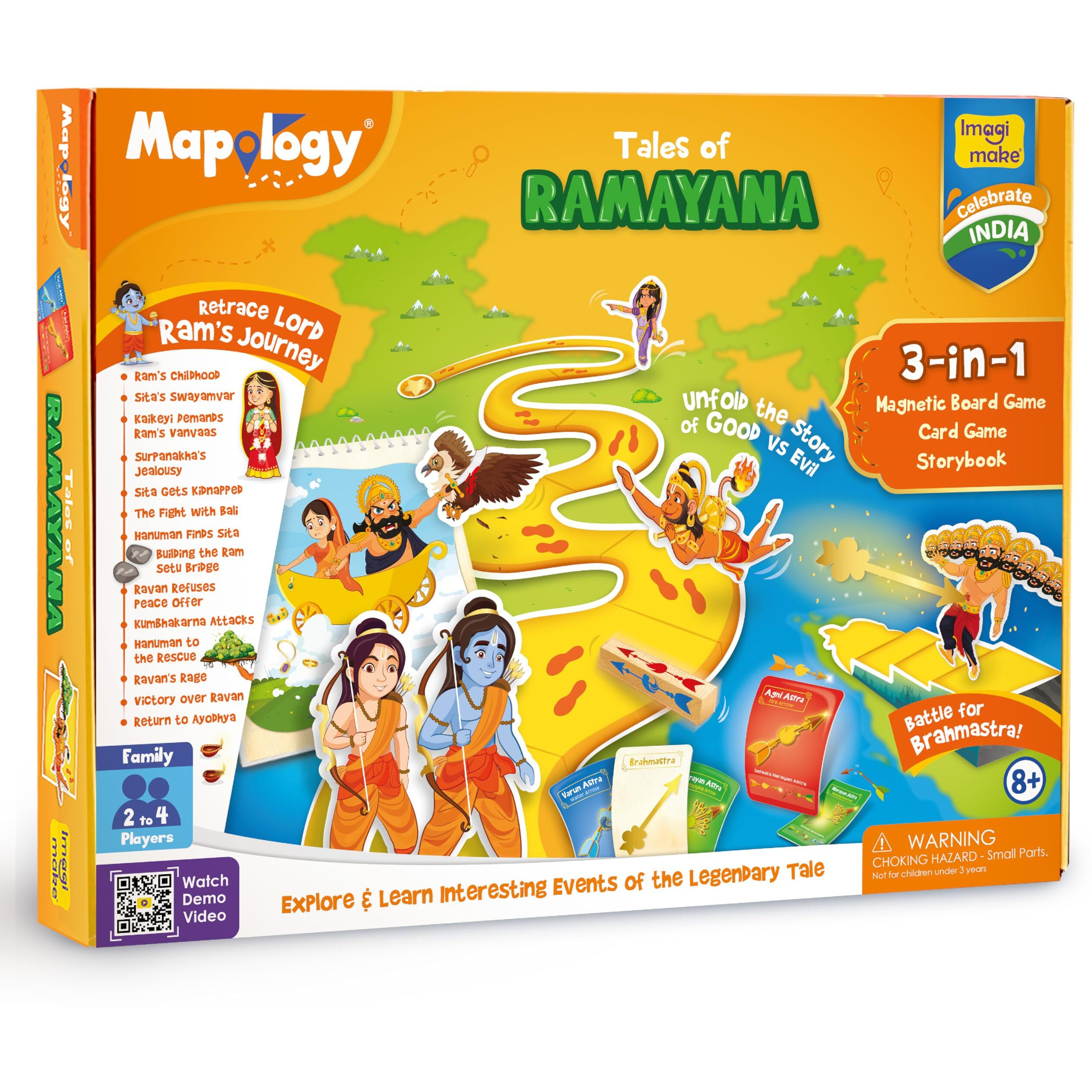 Imagimake Diwali Gift Hamper | Celebration Kit + Tales Of Ramayana Value Combo | Kids Arts And Crafts | 25+ Exciting Craft Projects For Kids | Art & Craft Diy Kit For Ages 5 To 12