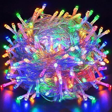 One94Store (Pack Of 2 36 Ft Multicolor Led Pixel String Lights | 360 Copper Wire Decorative Serial Fairy Lights For Diwali, Christmas, Wedding, Party, Indoor & Outdoor Home Decoration