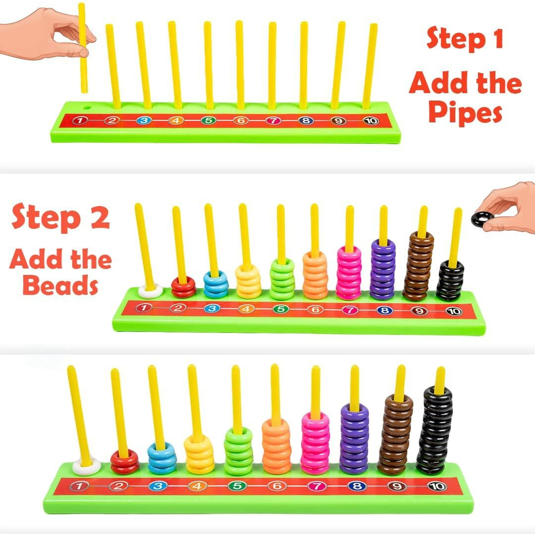 Bkdt Marketing Educational & Learning My First Play Pack Senior For Kids 2 In 1. Learn Counting And Colours With Fun - Improve Mathematical Skills - Festival Gifts,Diwali Gift