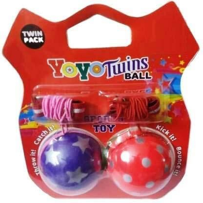 Bkdt Marketing Yo Yo Ball Toy For Boys Girls Kids Ball Play Set Adjustable Wrist Band Yoyo (Pack Of 2)- Festival Gifts,Diwali Gift