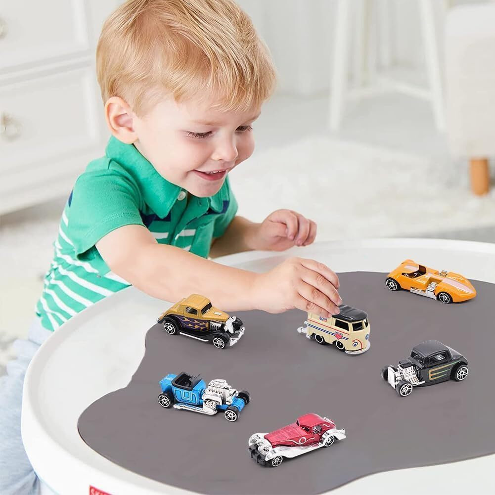 Galaxy Hi-Tech Model Alloy Vehicle Model Vintage Metal Cars 6 Pcs Vehicles, Car Play Set For Toddlers,Boys Die-Cast Car Set, Birthday Decorations Gift Movie Vehicle Racing For Kids, Multicolor