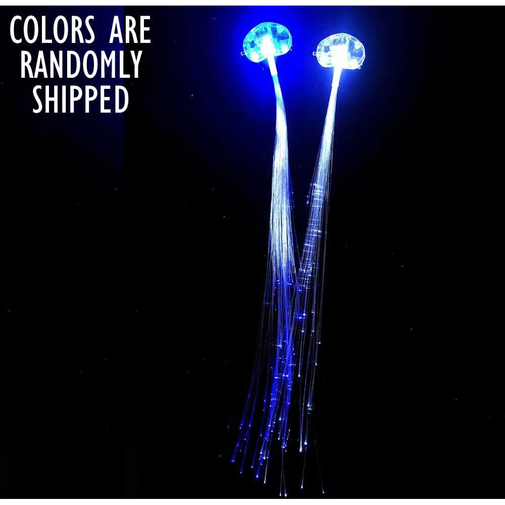 Exciting Lives Led Hair Extensions For Parties - Fashion Accessory, Gift For Diwali, Christmas Day, New Year, Birthday, Anniversary, For Sister, Wife, Girlfriend, Kids, Friends, Party Gift (2 Piece)