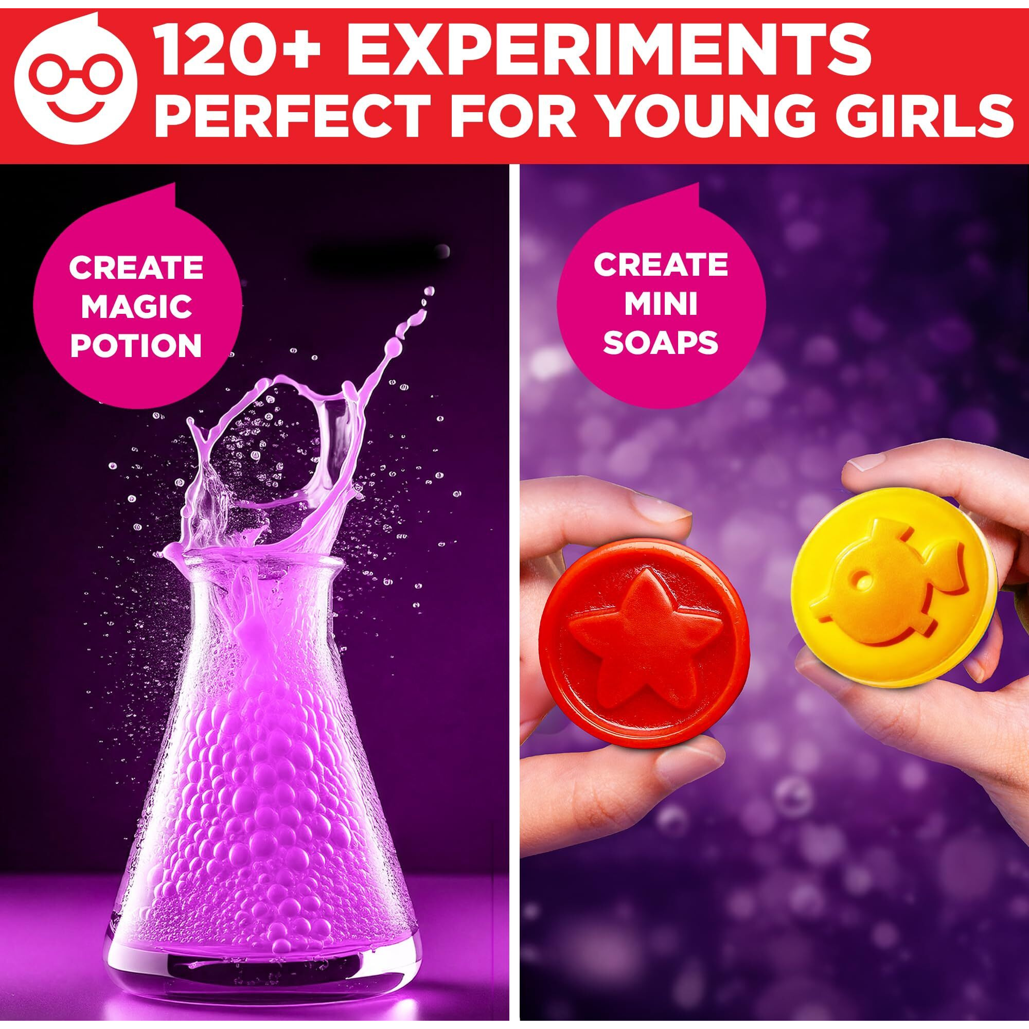 Einstein Box Ultimate Girls' Science Kit For Ages 8-10-14 Years Old| Birthday Gift Ideas For Aged 8+ | Stem Learning Toys For Girls 8,9,10,11,12,13,14 Years Old |