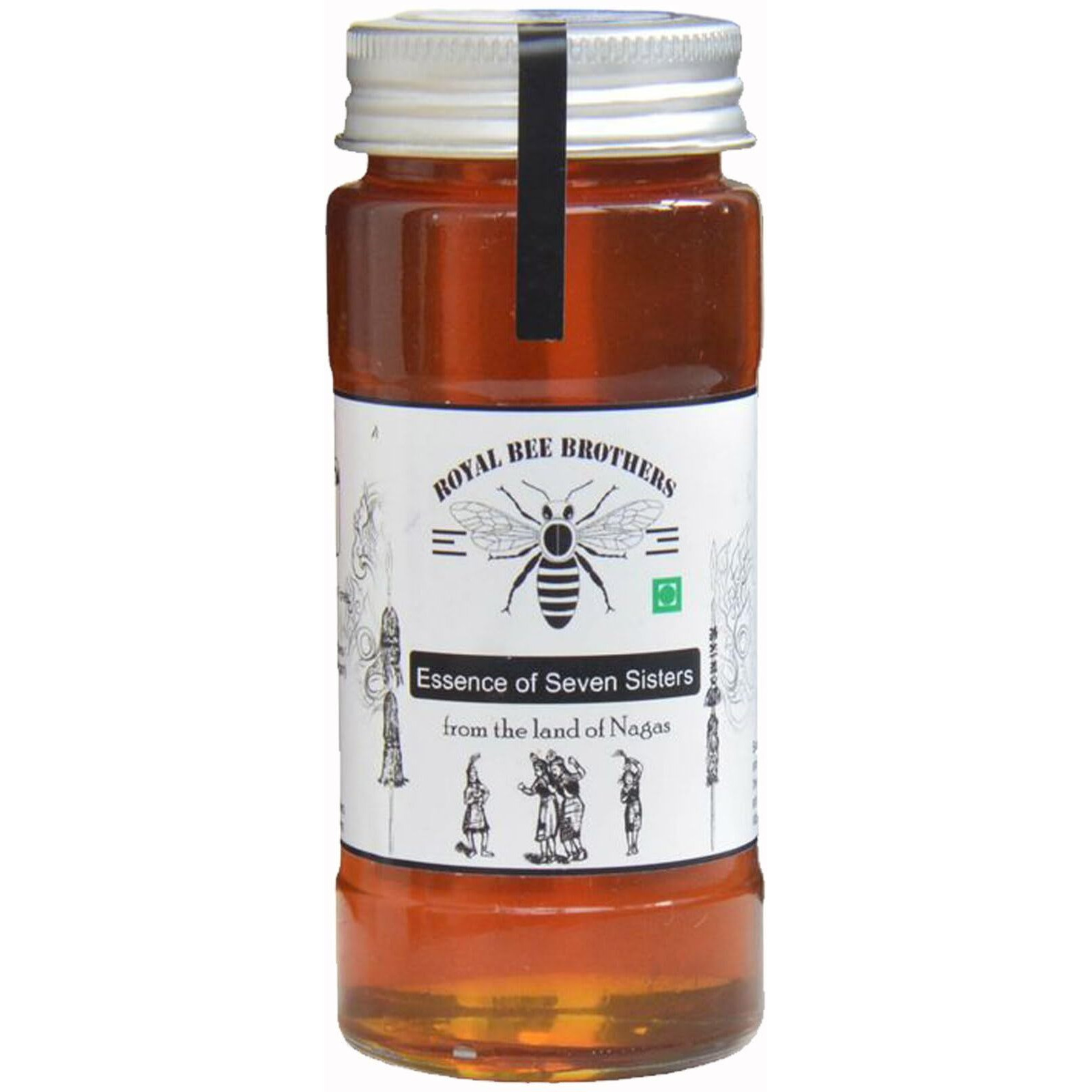 Royal Bee Brothers | Diwali Festive Gift Hamper | 04 Types Of Forest Raw Honey, Wooden Spoon, Message Card | Handcrafted Festive Hampers | Empowering Women Artisans | Gifting Traditions With Love | (Veenapani)