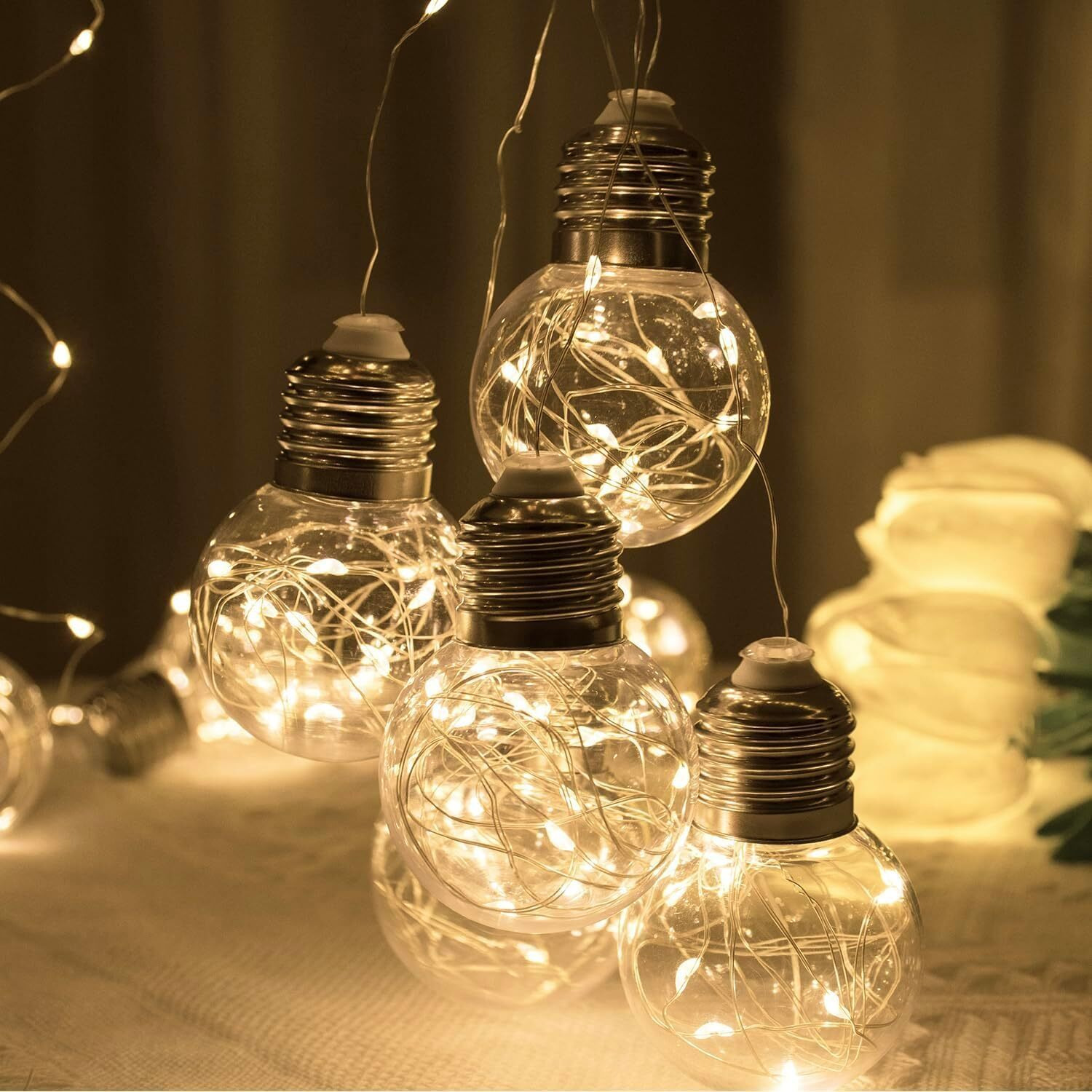 Xergy Wishing Ball Curtain Lights 200 Led Window Curtain String Lights With Remote, Usb Battery Powered Twinkle Globe Fairy Lights Diwali Lights For Decoration For Home Wedding Party Bedroom Christmas