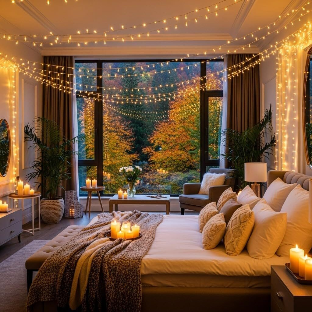 One94Store 45 Meter 144 Led Waterproof Copper Wire String Fairy Rice Lights For Indoor & Outdoor Decoration, Festival, Party, Wedding, Garden, Lawn (Warm White) (Pack Of 1)