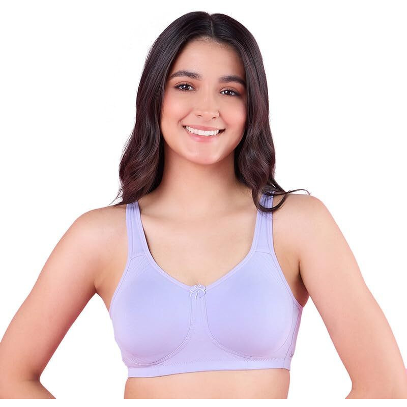 Nykd By Nykaa Encircled With Love Cotton Shape & Support Non Padded Non Wired Nyb169 Lavender (40C)