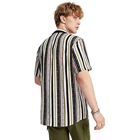 Dhruvi Trendz Mens Rayon Men's Casual Shirt Regular Fit Dt-Ms-6101 (Dt-Ms-6074_Brown_Xl)
