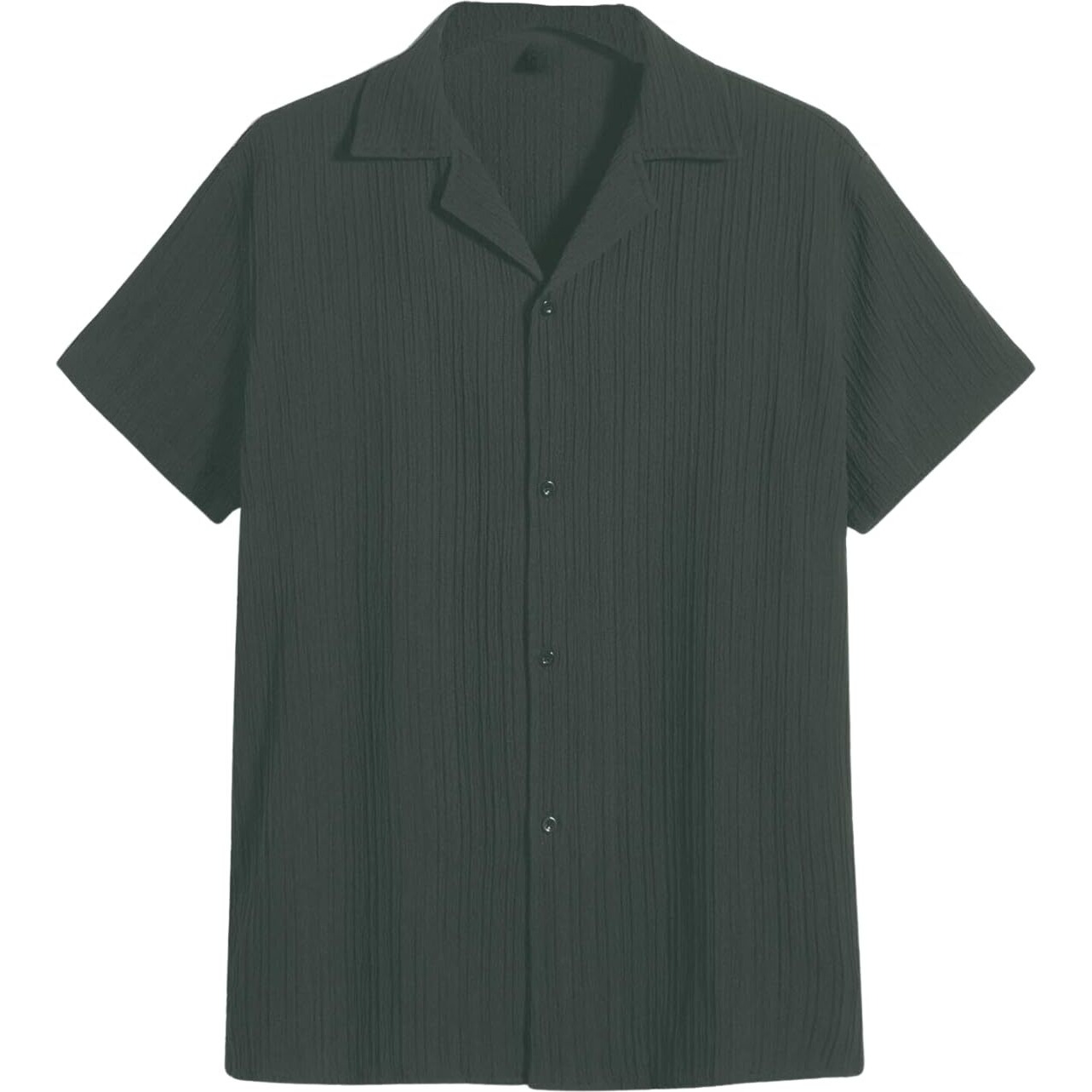 Dhruvi Trendz Mens Polly Cotton Men's Casual Shirt Regular Fit Casual (Dt-Ms-6140_Green_M)