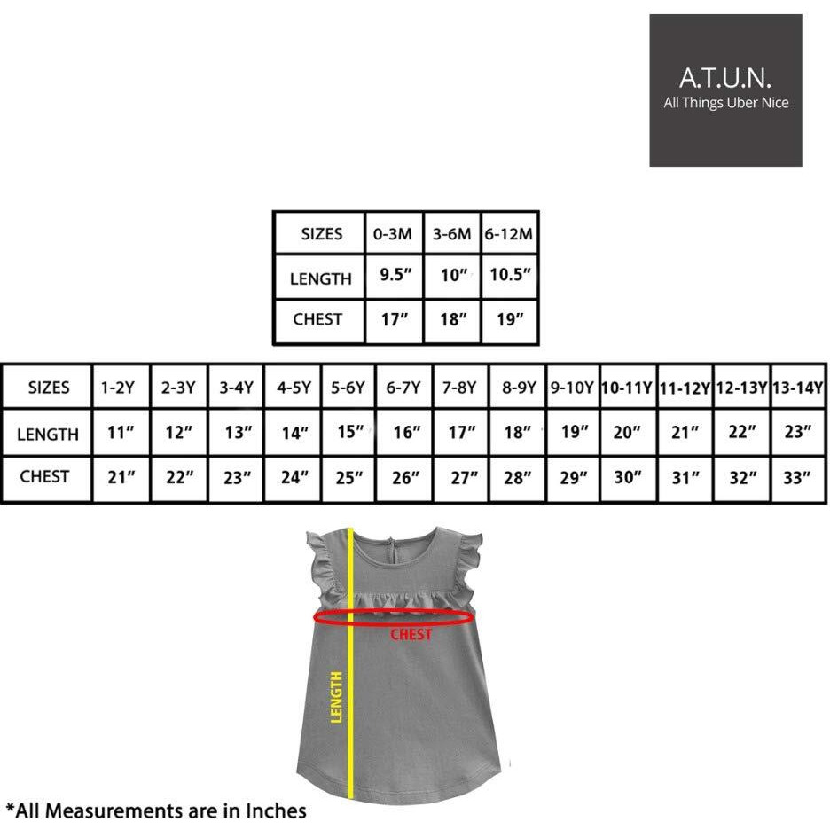 A.T.U.N. (All Things Uber Nice) Girl's Polka Dots Regular Top (Gtop Mdg 1_Navy-White 5-6 Years)