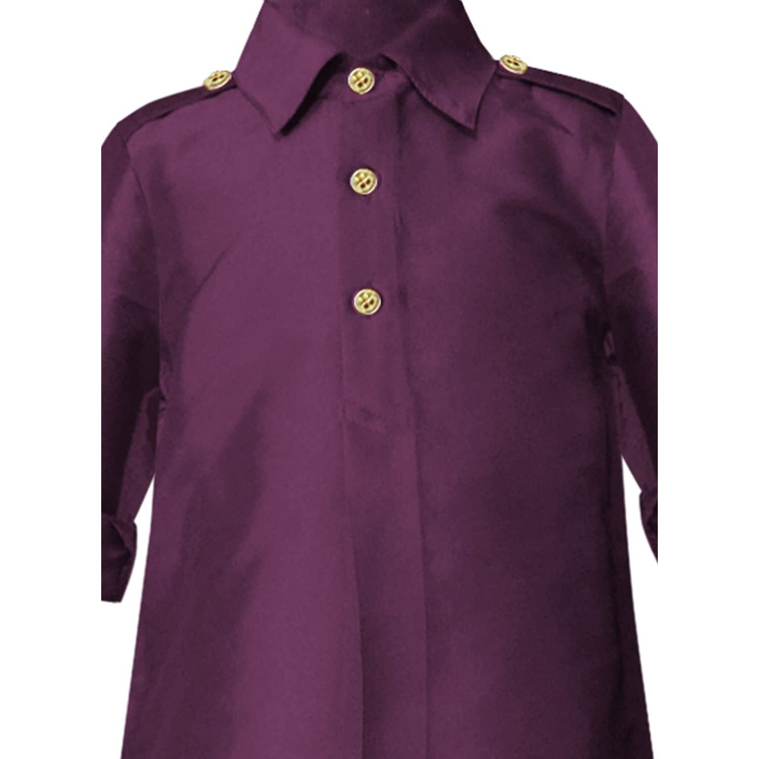 A.T.U.N Boy's Regular Pathani Suit (Bkls Pts_Wine-Black 3-4 Years)