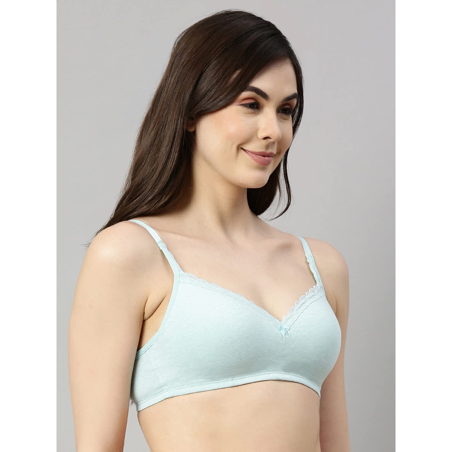 Enamor A017 Smoothening Wirefree Balconette T-Shirt Bra - Padded & High Coverage