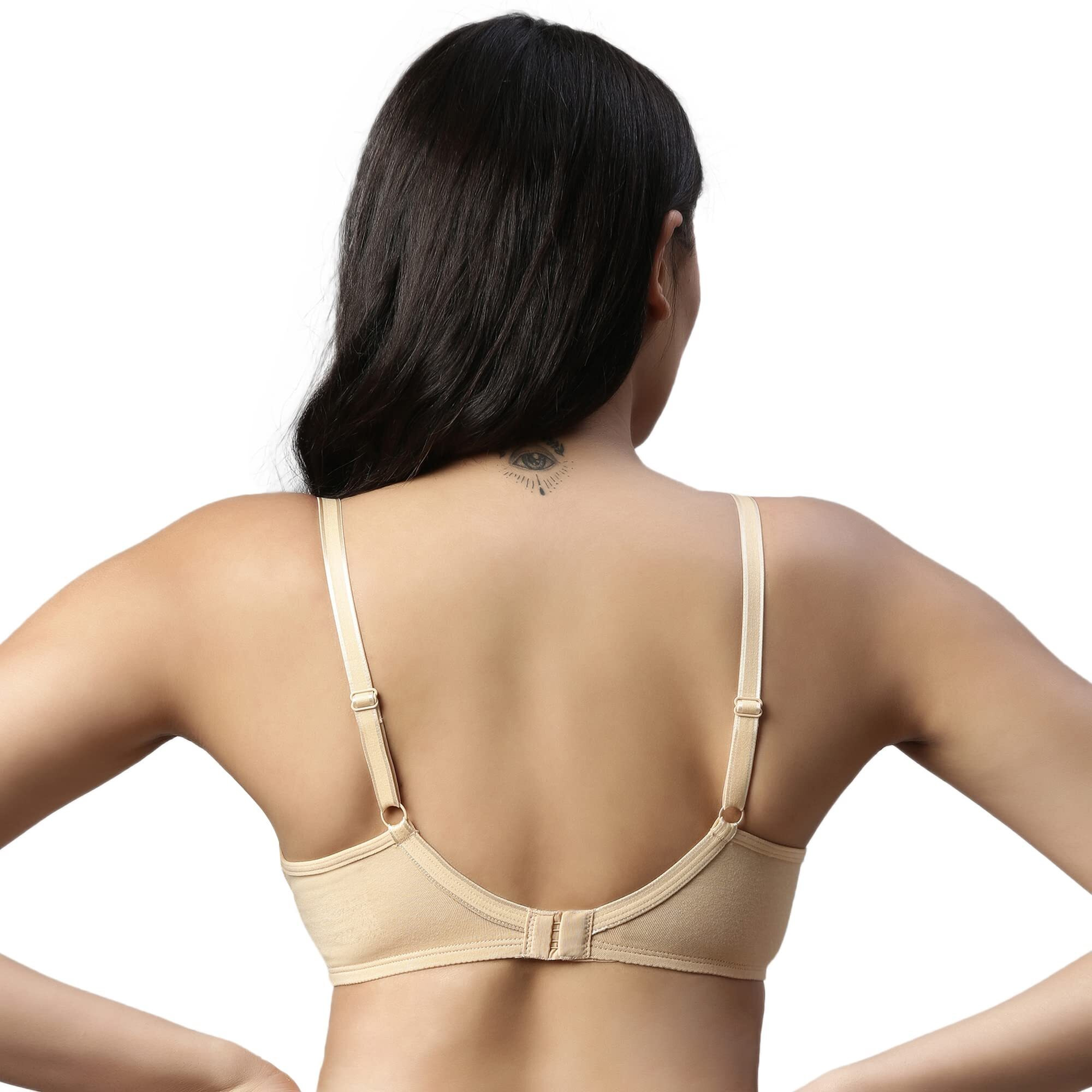 Enamor A017 Smoothening Wirefree Balconette T-Shirt Bra - Padded & High Coverage