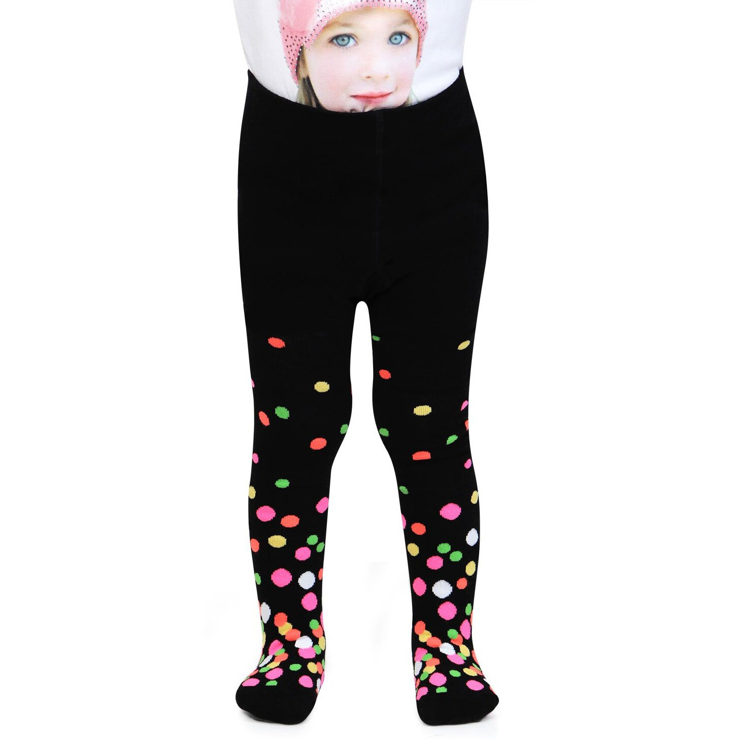 Bonjour Girls' Tights (Bro4059-Black_3(2-4)Year)