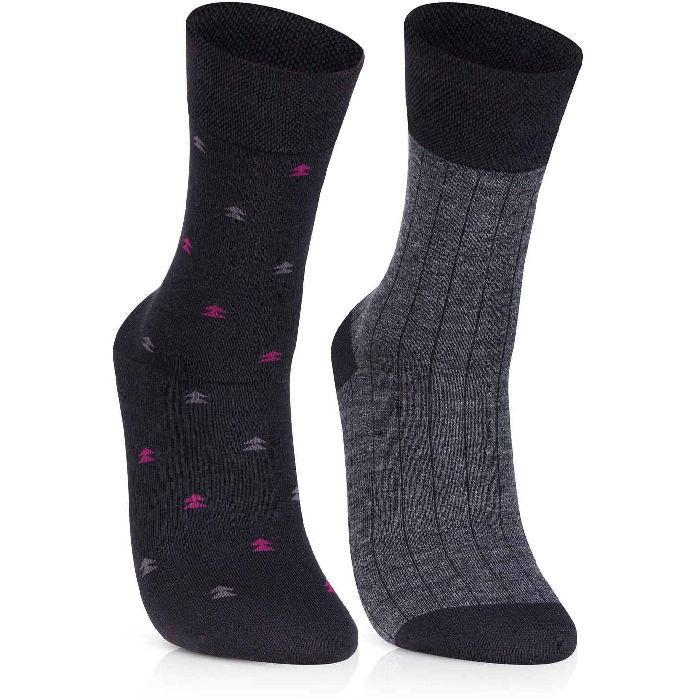 Bonjour Formal Woolen Socks For Men - Pack Of 2