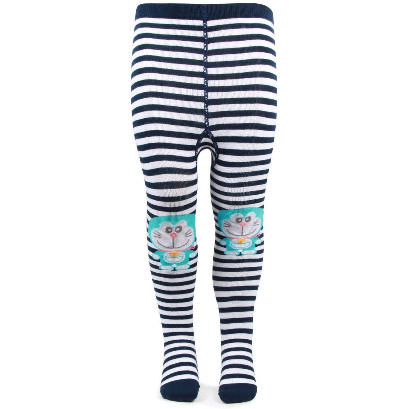 Bonjour Doraemon Knitted Tights For Baby Girls & Baby Boys (2-4 Years, Airforce)
