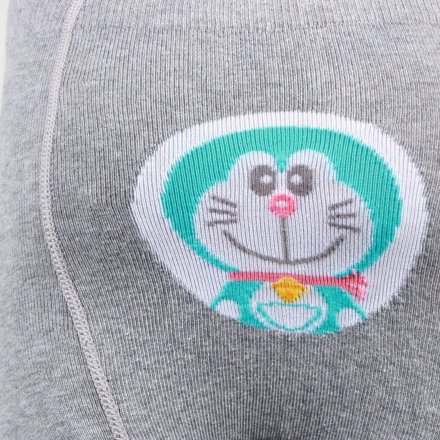 Bonjour Doraemon Knitted Tights For Baby Girls & Baby Boys (2-4 Years, Light.Grey)