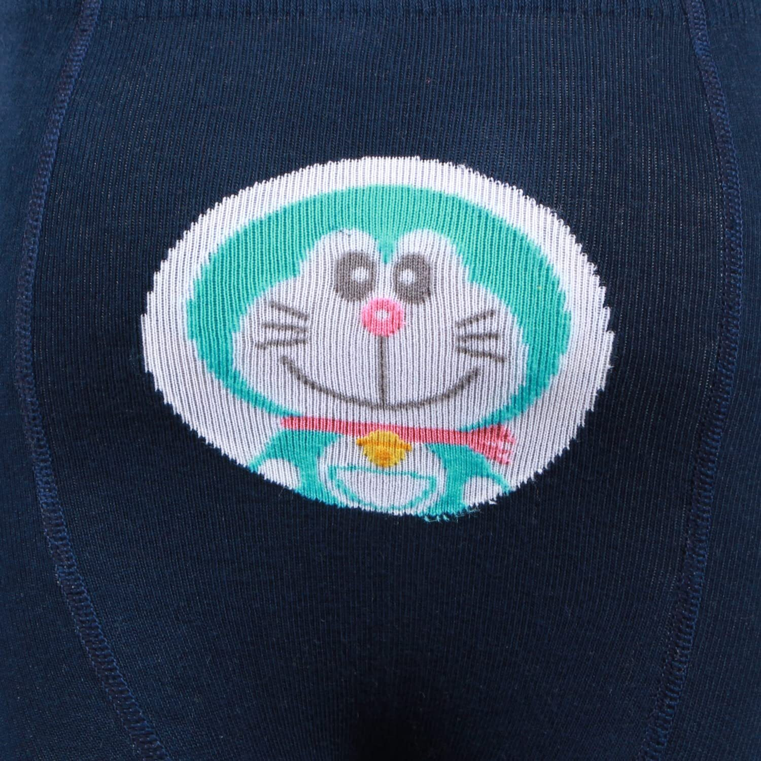 Bonjour Doraemon Knitted Tights For Baby Girls & Baby Boys (0-1 Years, Airforce.1)